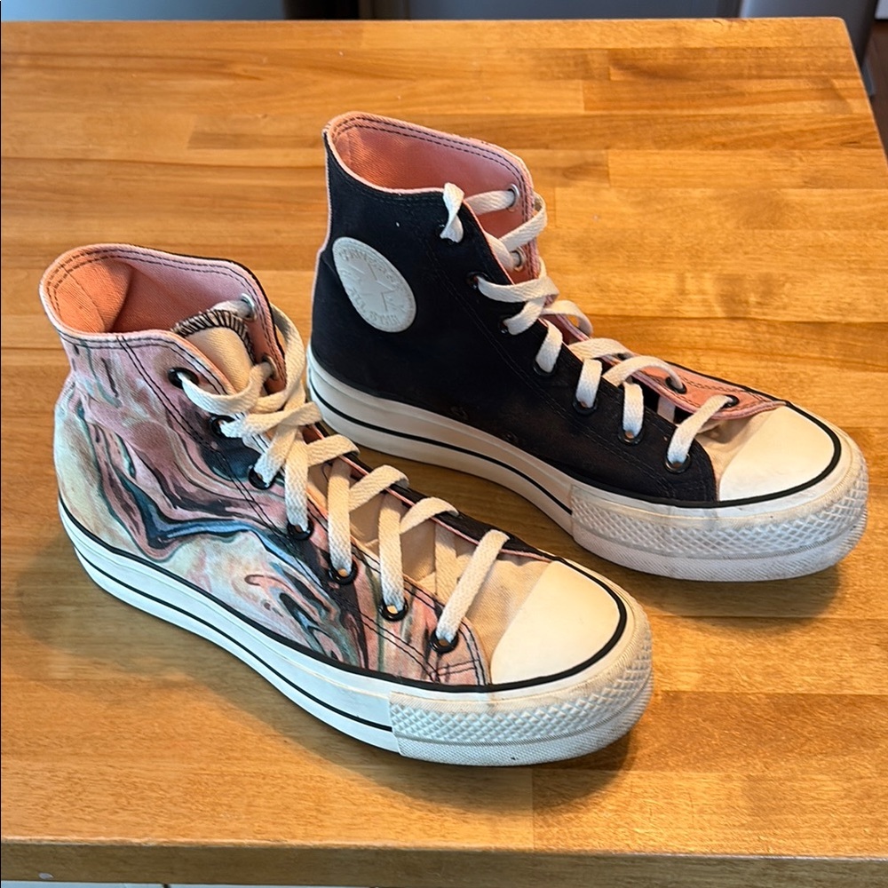 Custom Converse You Chuck Taylor All Star Lift Platform Canvas Sneakers 171209C